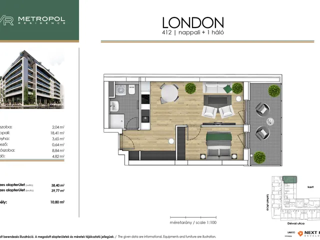 Eladó lakás Budapest XIII. kerület, Lőportárdűlő 40 nm
