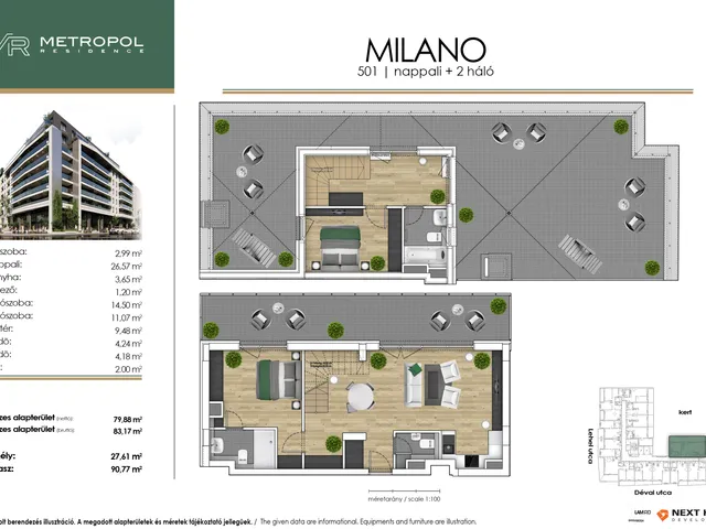 Eladó lakás Budapest XIII. kerület, Lőportárdűlő 83 nm