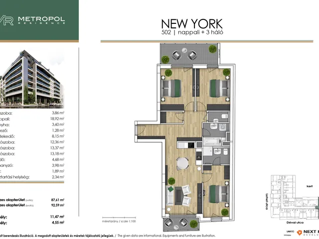 Eladó lakás Budapest XIII. kerület, Lőportárdűlő 93 nm