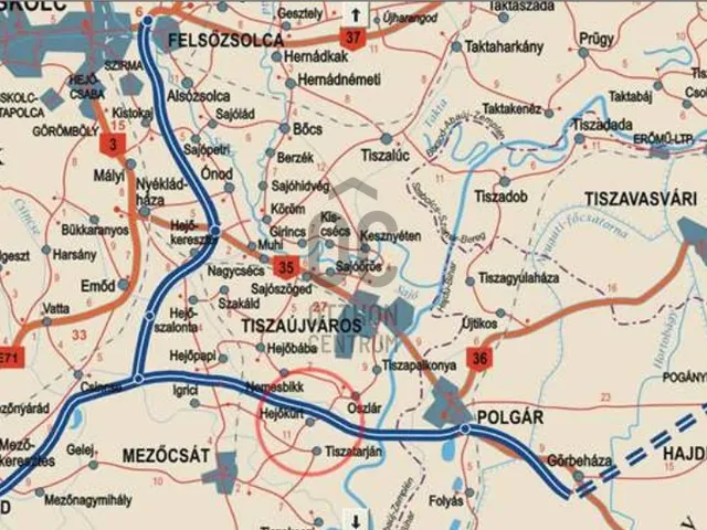 Eladó telek Hejőkürt 52438 nm