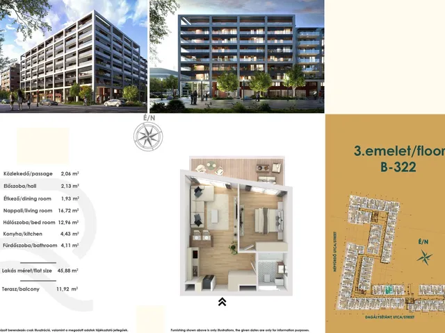 Eladó lakás Budapest XIII. kerület, Vizafogó 45 nm