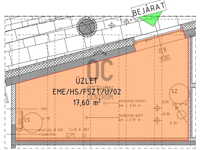Eladó kereskedelmi és ipari ingatlan Budapest V. kerület, Belváros 17 nm