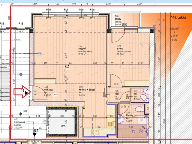 Eladó lakás Szeged, Északi városrész, Rózsa utca 53 nm