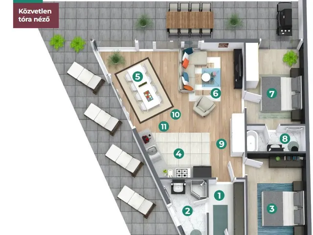 Eladó lakás Balatonszemes 84 nm