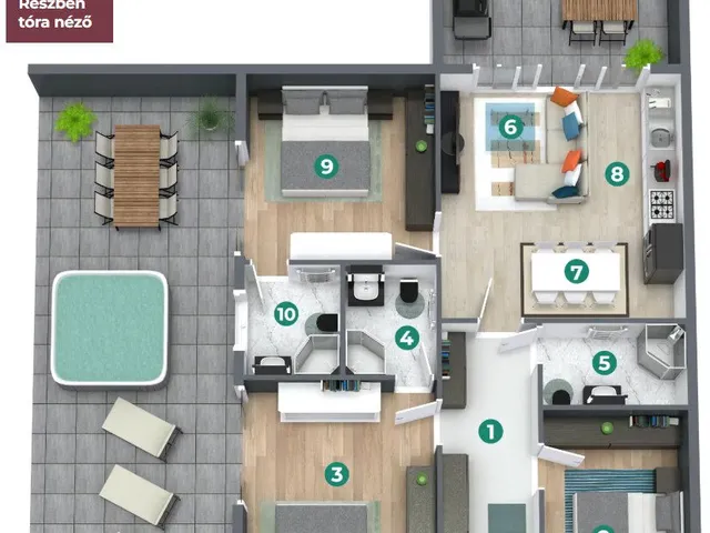 Eladó lakás Balatonszemes 95 nm