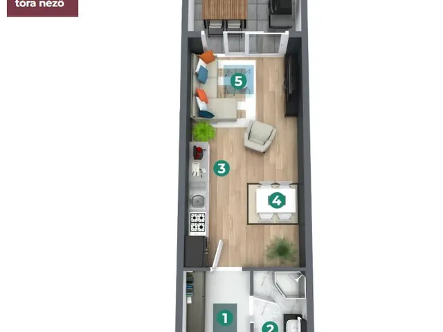 Eladó lakás Balatonszemes 36 nm