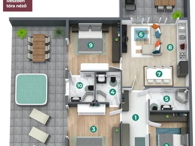 Eladó lakás Balatonszemes 83 nm