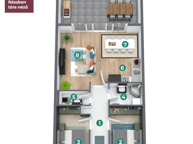 Eladó lakás Balatonszemes 63 nm