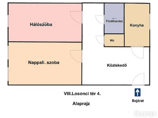 Eladó lakás Budapest VIII. kerület, Józsefváros, Losonci tér 4. 50 nm