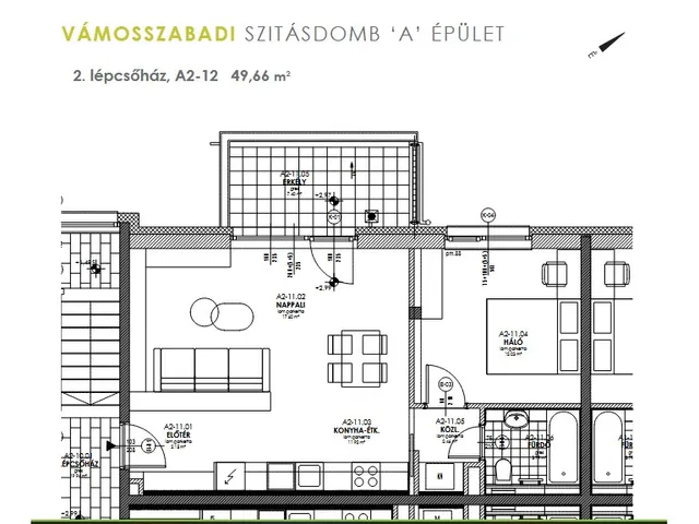 Eladó lakás Győr, Szitásdomb 54 nm