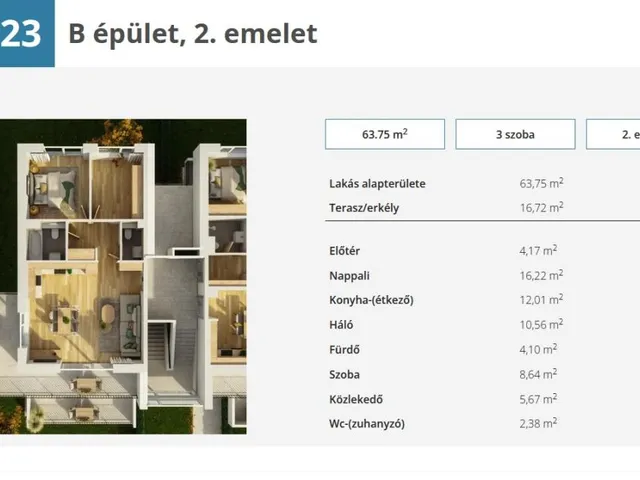 Eladó lakás Győr, Szitásdomb 72 nm