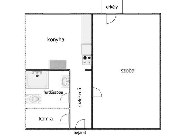 Eladó lakás Martfű 33 nm