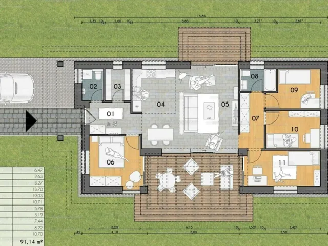 Eladó ház Szolnok, Alcsisziget 91 nm