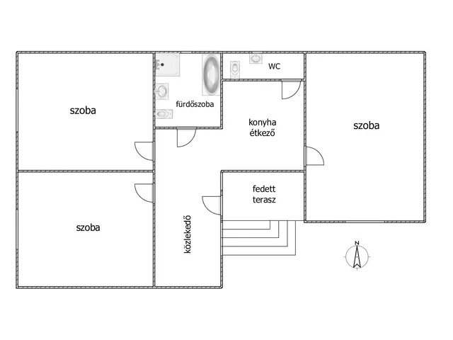 Eladó ház Szolnok, Pletykafalu 80 nm