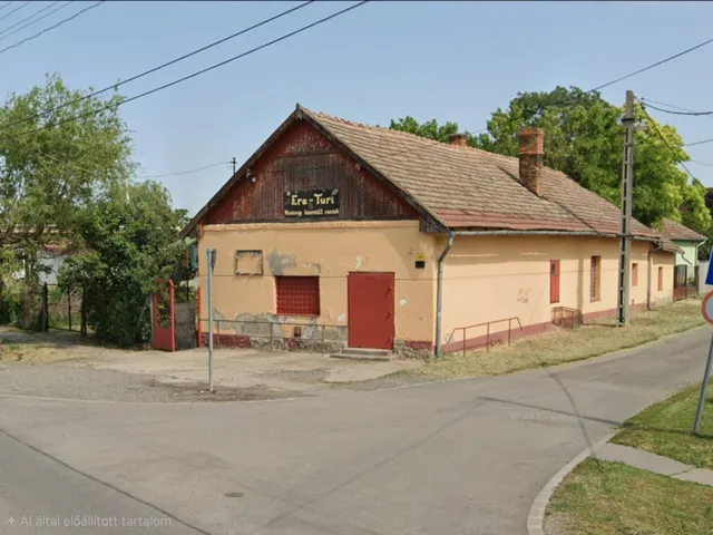 Eladó kereskedelmi és ipari ingatlan Tiszaföldvár 180 nm