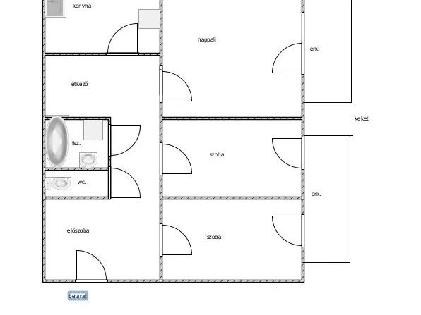 Eladó lakás Szolnok, Széchenyi-lakótelep 73 nm