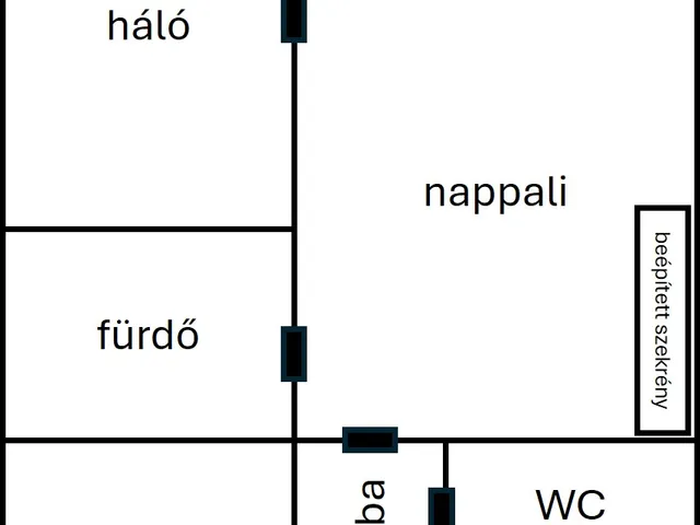 Eladó lakás Szolnok, Belváros 54 nm
