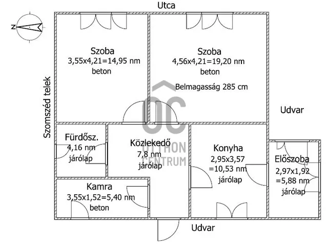 Eladó ház Magyarcsanád 68 nm