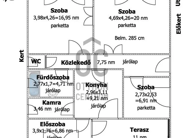 Eladó ház Makó, Gerizdes 77 nm