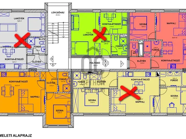 Eladó lakás Makó 43 nm