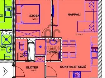Eladó lakás Makó 42 nm