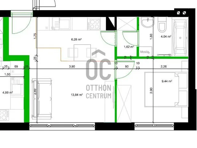 Eladó lakás Makó 35 nm