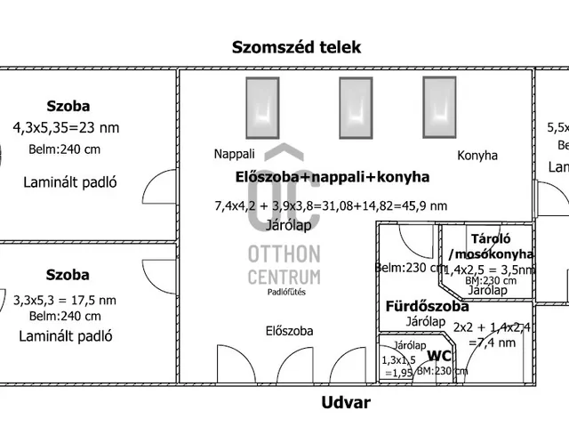 Eladó ház Makó, Újváros 115 nm