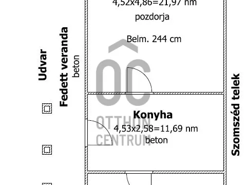 Eladó ház Csanádpalota 43 nm