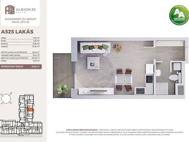 Eladó lakás Budapest XIV. kerület, Kiszugló 31 nm