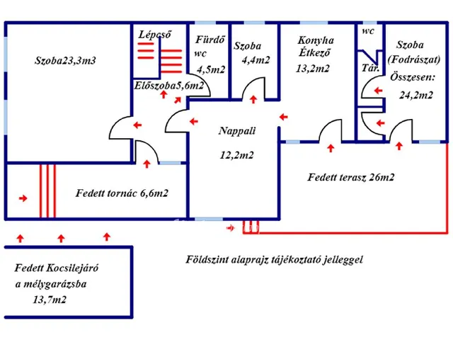 Eladó ház Tiszacsege 153 nm