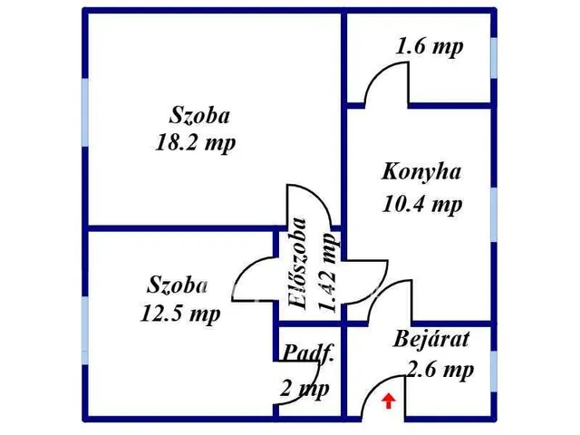 Eladó ház Biharkeresztes 56 nm