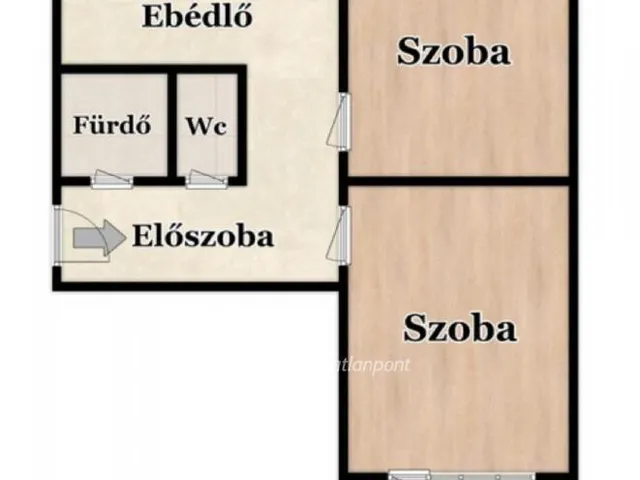 Eladó lakás Hajdúszoboszló 53 nm
