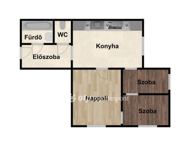 Eladó lakás Debrecen, Tócóskert 66 nm