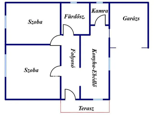 Eladó ház Körösnagyharsány 64 nm