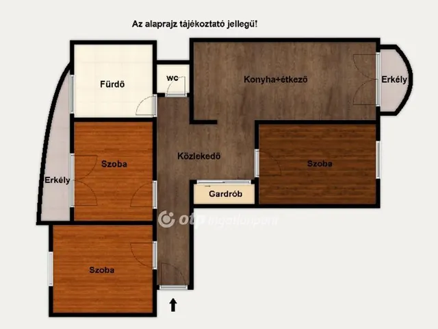 Eladó lakás Hajdúszoboszló 77 nm