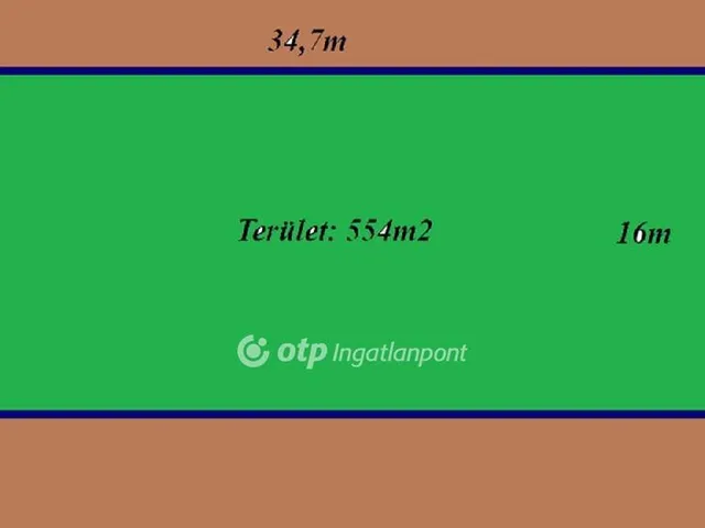 Eladó telek Görbeháza 554 nm