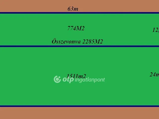 Eladó telek Mezősas 2285 nm