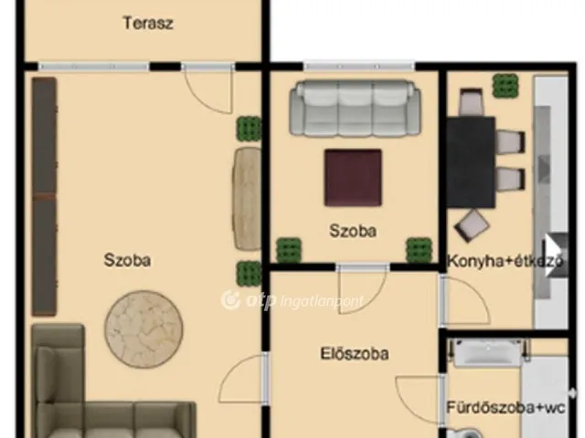Eladó lakás Hajdúszoboszló 40 nm