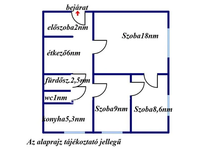 Eladó lakás Debrecen 53 nm