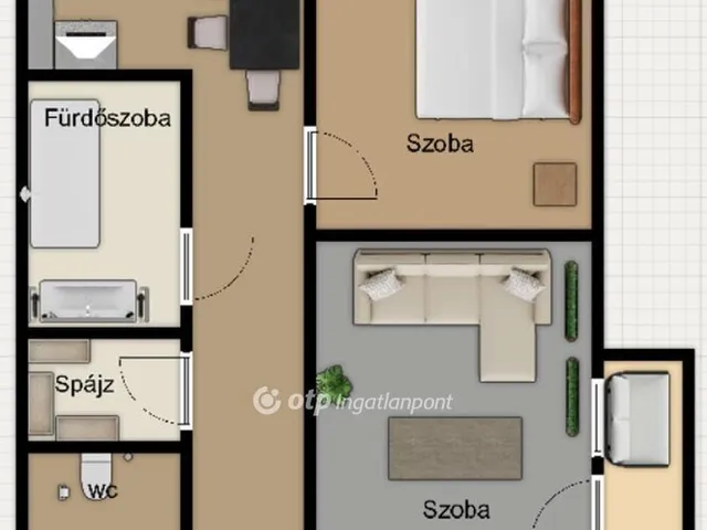 Eladó lakás Püspökladány 62 nm