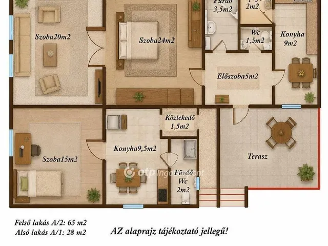 Eladó lakás Debrecen 93 nm