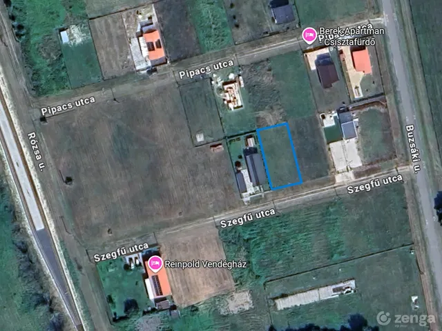 Eladó telek Buzsák 463 nm