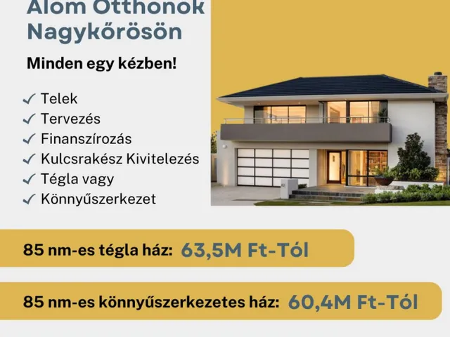 Eladó ház Nagykőrös 85 nm
