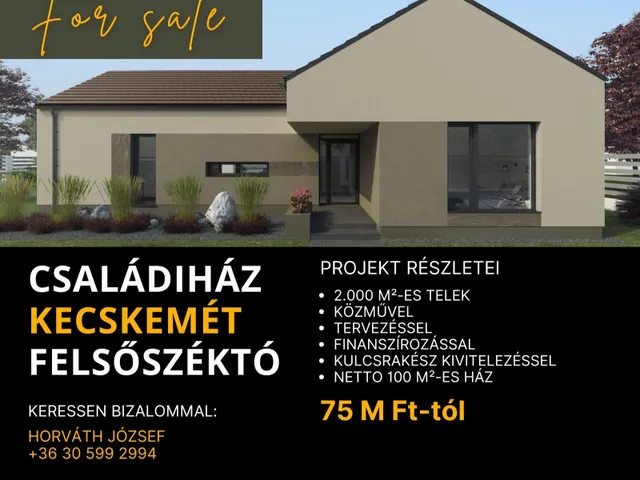 Eladó ház Kecskemét 100 nm