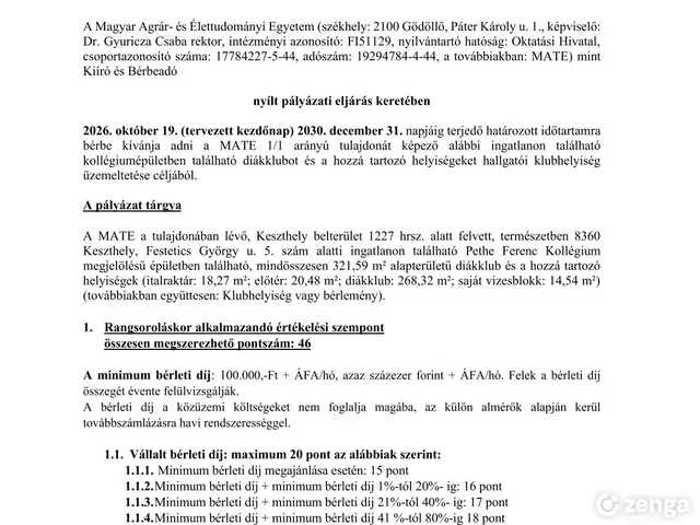 Kiadó kereskedelmi és ipari ingatlan Keszthely, festetics György utca 5. 322 nm