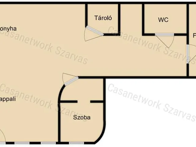 Eladó lakás Cserkeszőlő 55 nm