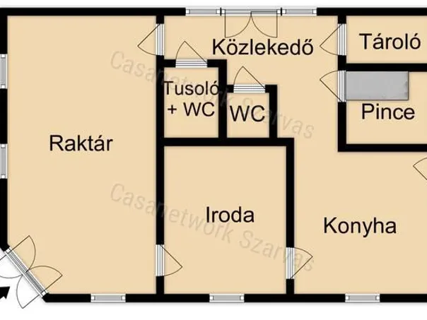 Kiadó kereskedelmi és ipari ingatlan Szarvas 123 nm