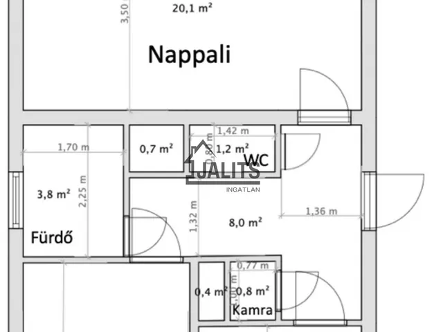 Kiadó lakás Budapest II. kerület, Szépvölgy, Csalit utca 55 nm