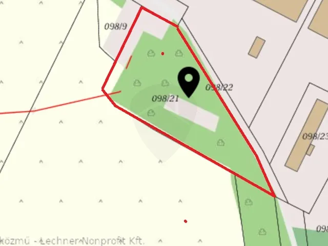 Eladó telek Csány 6339 nm