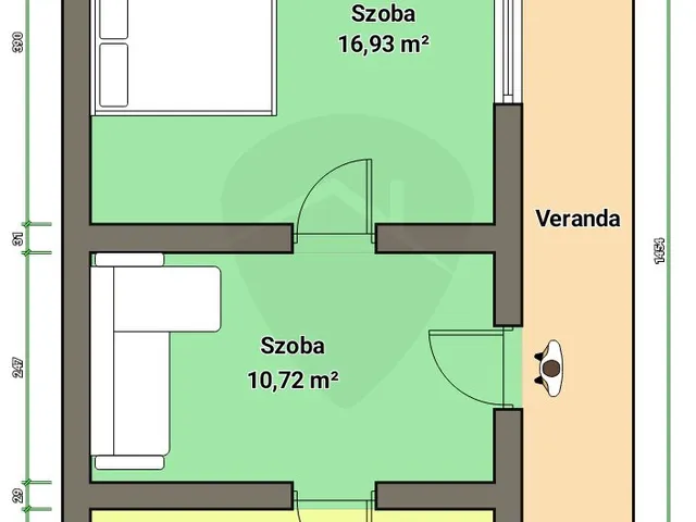 Eladó ház Palotás 55 nm